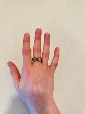 Oura Ring Gen 3 Heritage Gold Smart Ring Size 8